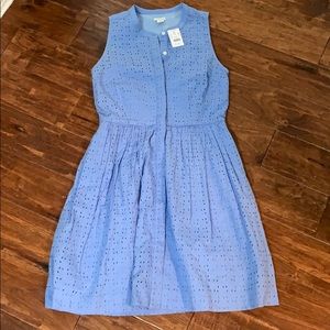 J. Crew eyelet shirtdress